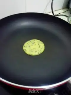 Make Black sesame egg rolls step 6