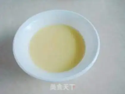 Make Corn egg porridge step 2