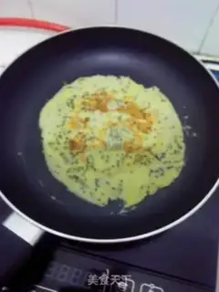 Make Black sesame egg rolls step 8