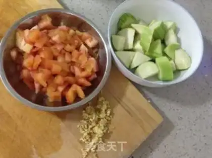 Make ♪ ♪ Western red silk melon ♪ step 1