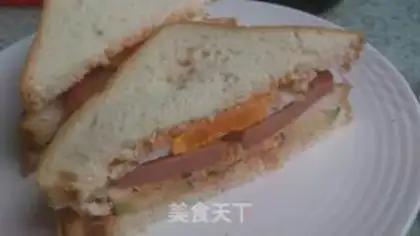 Make Leg egg sandwich step 4