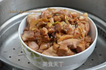 Make Potato steamed chicken legs step 7