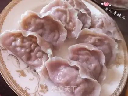 Make Purple dumplings step 16