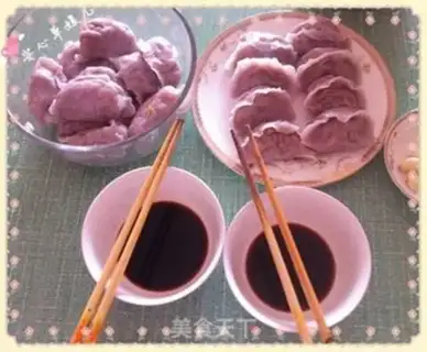 Make Purple dumplings step 17