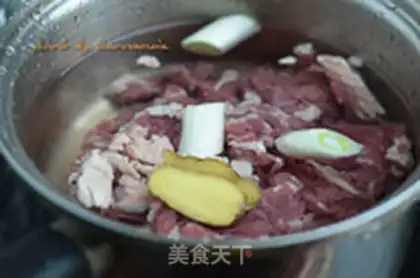 Make Beef porridge step 1