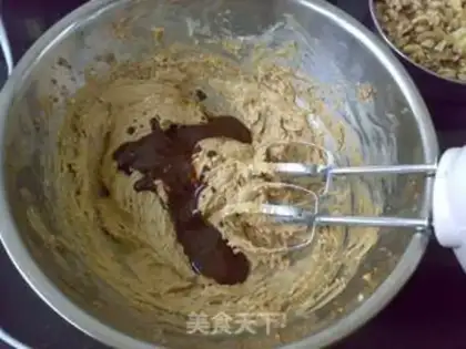 Make walnut chocolate plate step 4