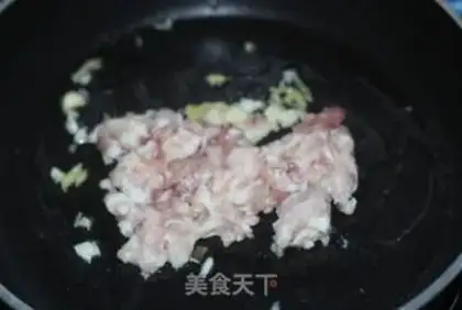 Make The meat and bamboo step 2