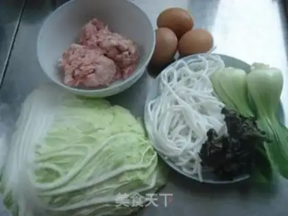 Make Egg dumpling pan step 0