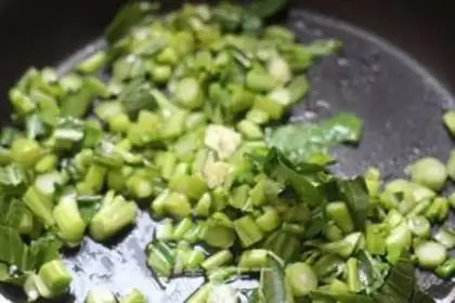 Make Ham sausage fried rice step 1