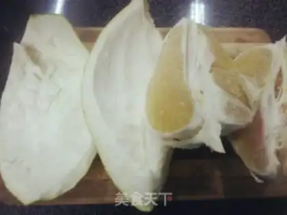 Make A grapefruit tea step 1