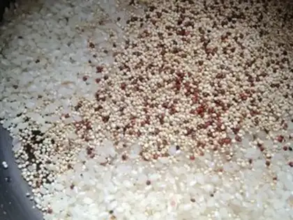 Make Chicken-legged pumpkin onion quinoa step 3