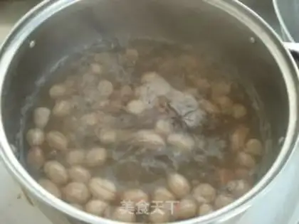 Make Cream peanut rice step 3