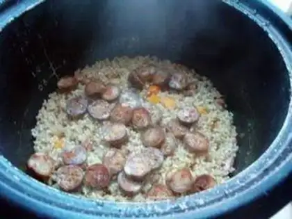 Make Weenie, peanut rice step 6