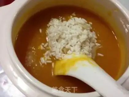 Make Pumpkin porridge step 3