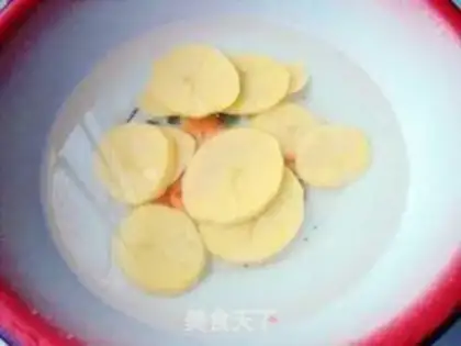 Make Pretzel potato chips step 1