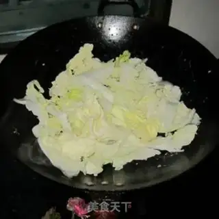 Make Curry cabbage step 1