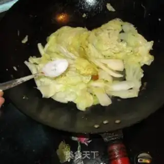 Make Curry cabbage step 3