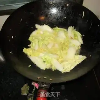 Make Curry cabbage step 4