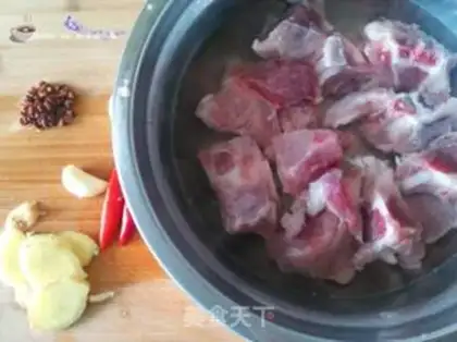 Make Red burn ribs step 0