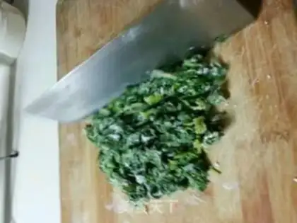 Make Celery leaves step 2