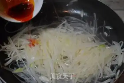 Make Sour spicy potatoes step 11