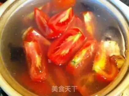 Make Tomato liver soup step 4