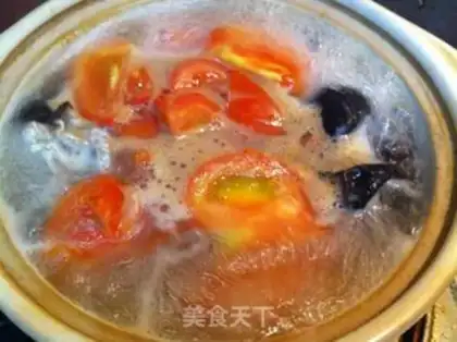 Make Tomato liver soup step 5