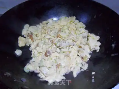 Make Onions, fried eggs step 5