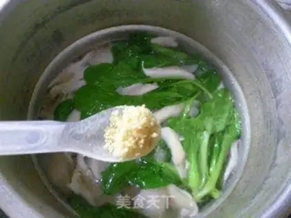 Make Chicken caterpillars, porridge broth step 8