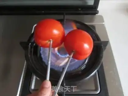 Make Tomato blossoms step 1