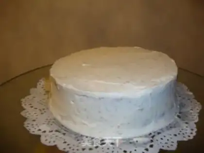 Make Flamingo papaya birthday cake step 2