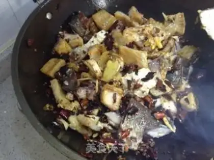 Make Spicy salted fish step 8