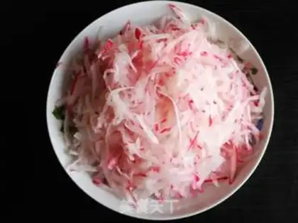 Make Sour radish step 1