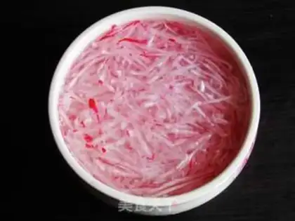 Make Sour radish step 2