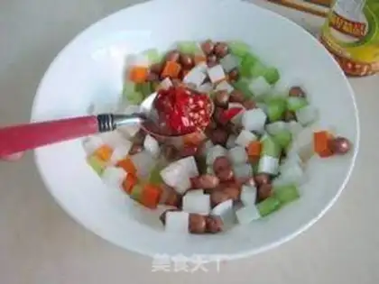 Make Peanuts with radish step 7