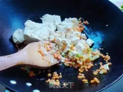Make Celery leaves and tofu step 5