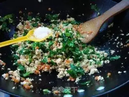 Make Celery leaves and tofu step 7