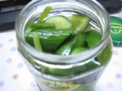 Make Lazy Russian cucumber step 2