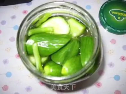 Make Lazy Russian cucumber step 3