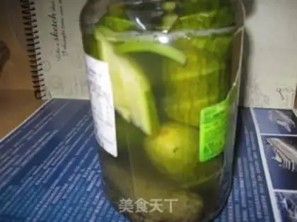 Make Lazy Russian cucumber step 4