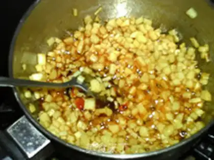 Make Caramel apple cookies step 6