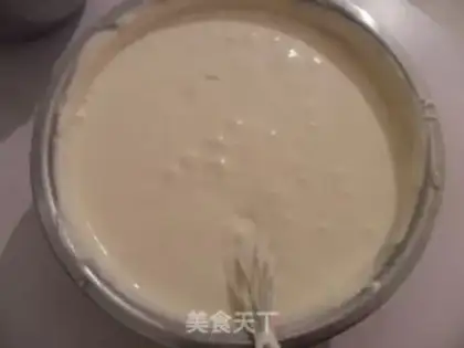 Make Blueberry yogurt mousse step 5
