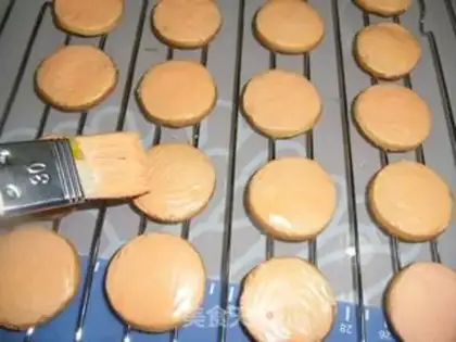 Make Basketball cookies step 13