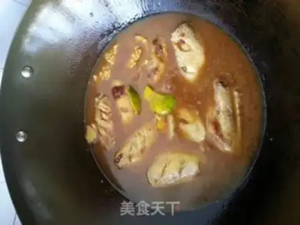 Make The chicken wings of the pole sauce step 6