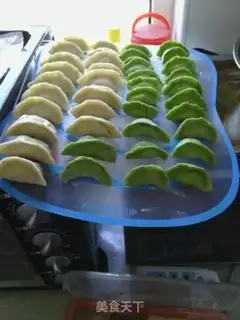 Make Colour dumplings step 3