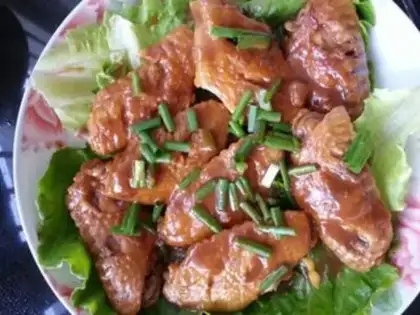 Make The chicken wings of the pole sauce step 10