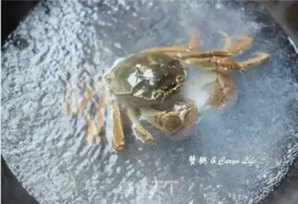 Make Crab porridge step 1