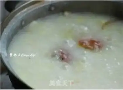 Make Crab porridge step 4