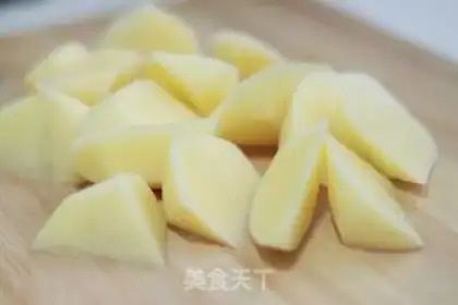 Make Potato red meat step 0