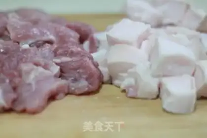 Make Potato red meat step 1